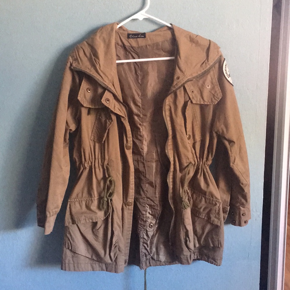 Olive colored jacket